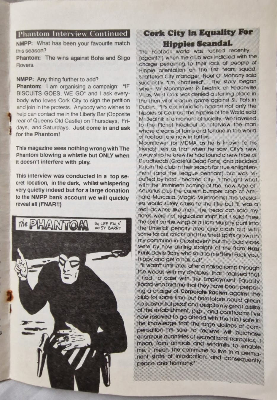 Rewind Article - Interview with the Phantom Whistler from No More Plastic Pitches