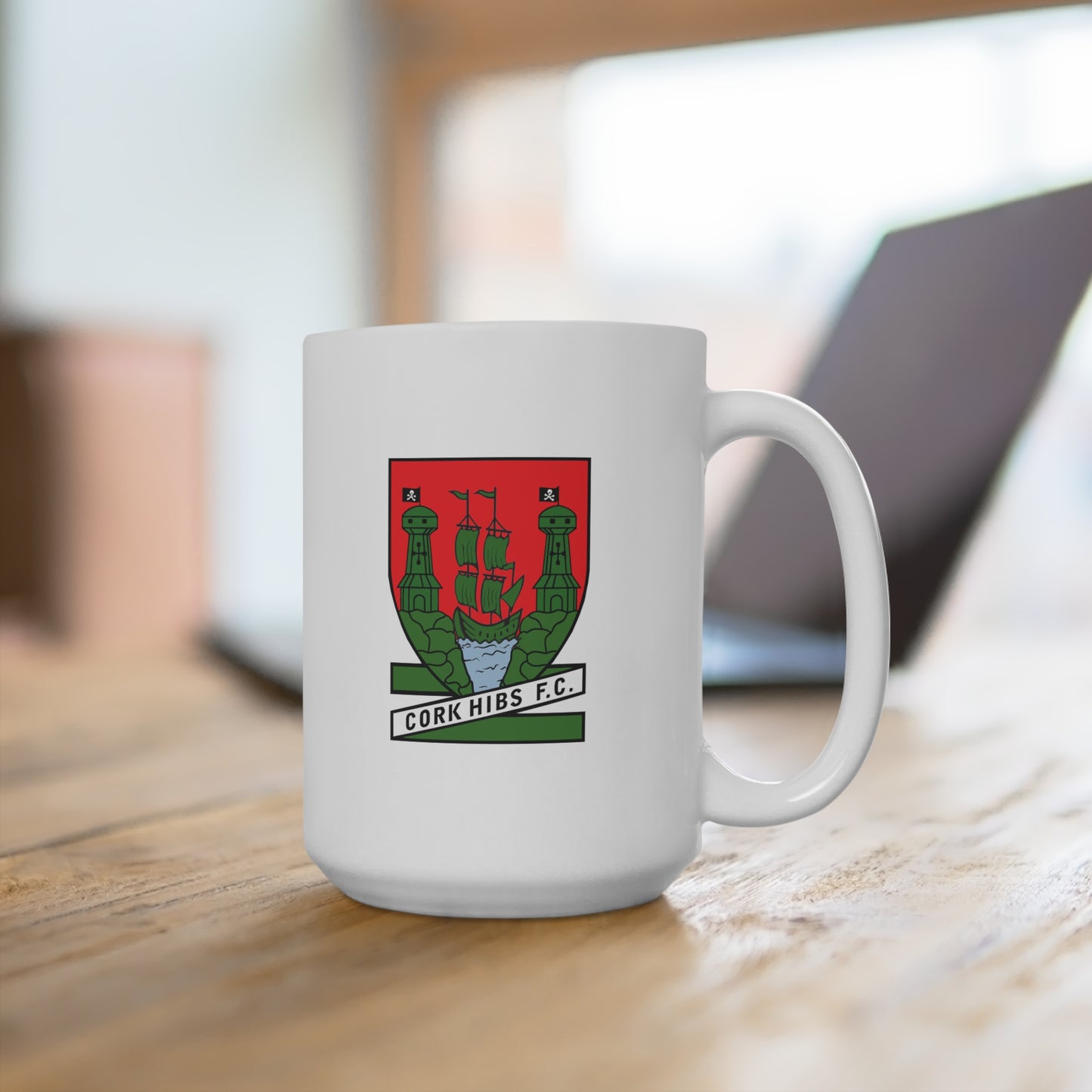 White Cork Hibs Mug