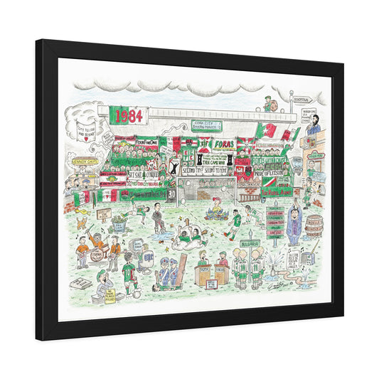 Framed - Pat Connolly's "Cork City FC Time Lapse" Poster