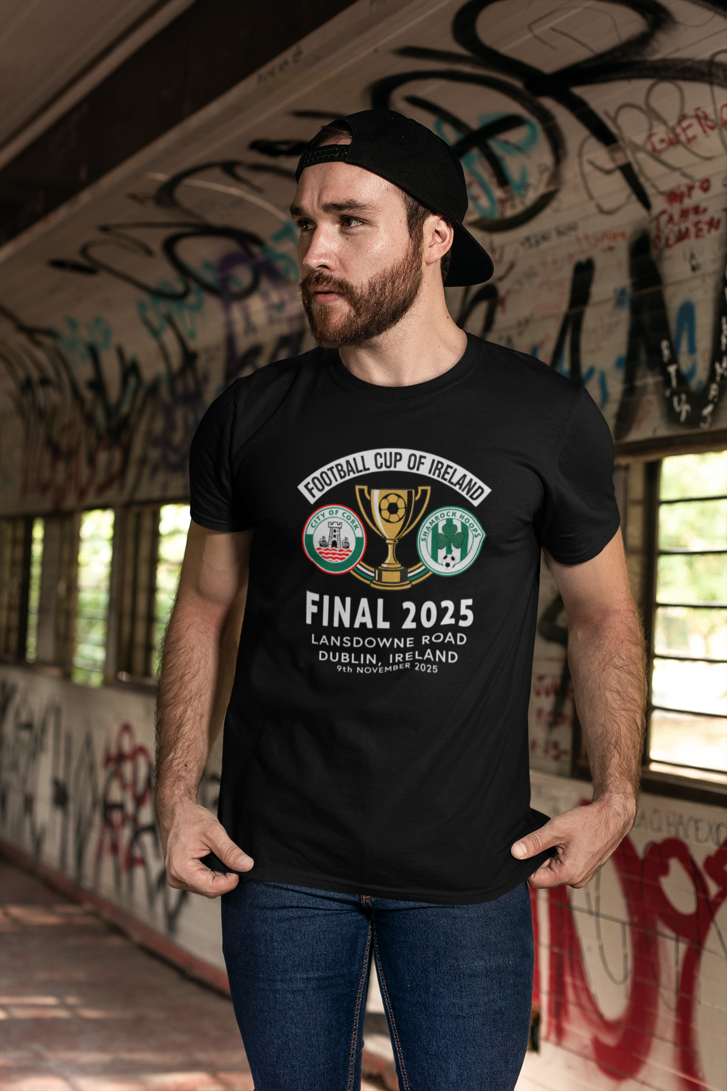 Football Cup of Ireland Final Tshirt